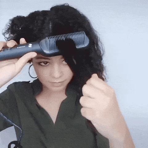 Fast Dry and Hair Straightener Brush