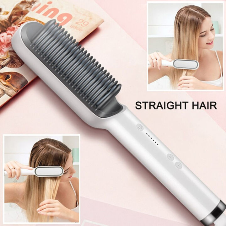 Fast Dry and Hair Straightener Brush