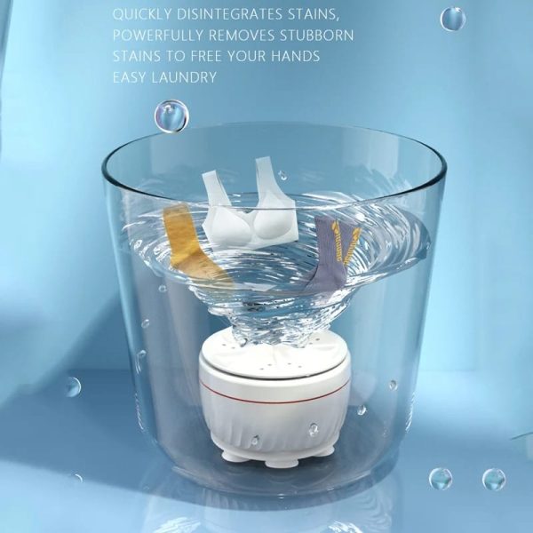 Portable Usb Washing Machine For Dishes and Clothes Ultrasonic Rotating Turbine washer
