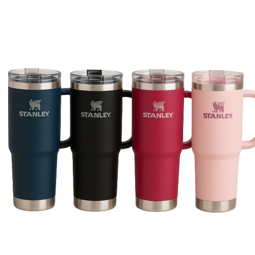 Stanley 40 Oz (1200ml) Stainless Steel Vacuum Insulated Tumbler With Straw – Leak-proof Quencher Cup
