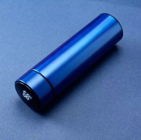 Temperature Display Vacuum Insulated Water Bottle Thermo Flask Made Of Premium Stainless Steel Coffee Cup (random Color)( 500ml )