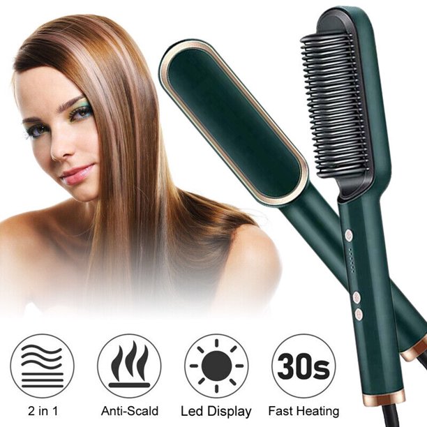 Fast Dry and  Hair Straightener Brush