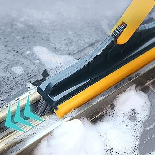 2 in 1 Cleaning Brush Floor Scrub Broom Wiper Scraper