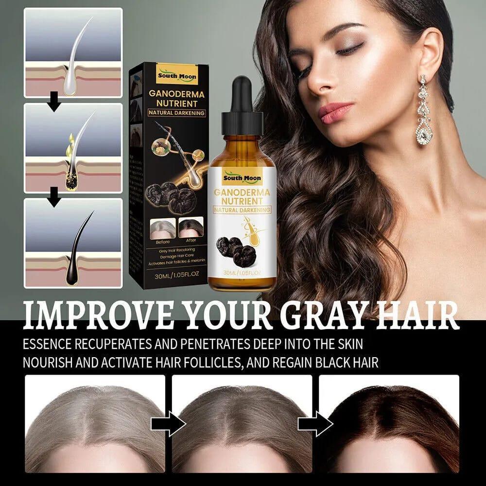 Anti-Greying Hair Serum - Promotes Hair Growth & Density, Damaged Hair Care