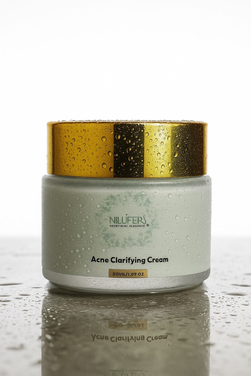 Acne Clarifying Cream by Nilufers  | Anti-Acne Treatment for Clear Skin – Oil Control & Pimple Reduction”