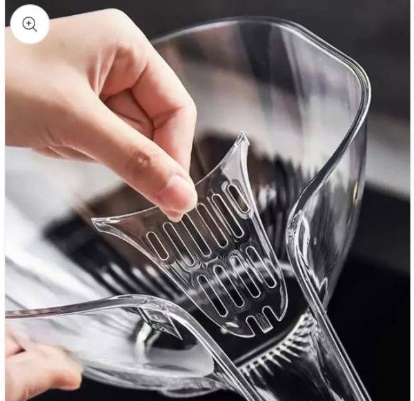 Drain Basket Bowl With Strainer Container, Kitchen Sink Food Catcher Drainer Fruit Rinser Vegetable Washing Filter Bowl Over The Sink Colander