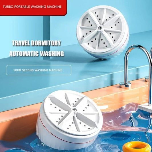Portable Usb Washing Machine For  Dishes and  Clothes Ultrasonic Rotating Turbine washer